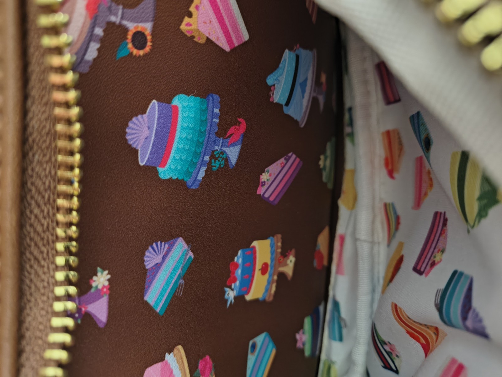 Loungefly Disney Princess Birthday Cakes Print Mini Backpack & Wallet Set