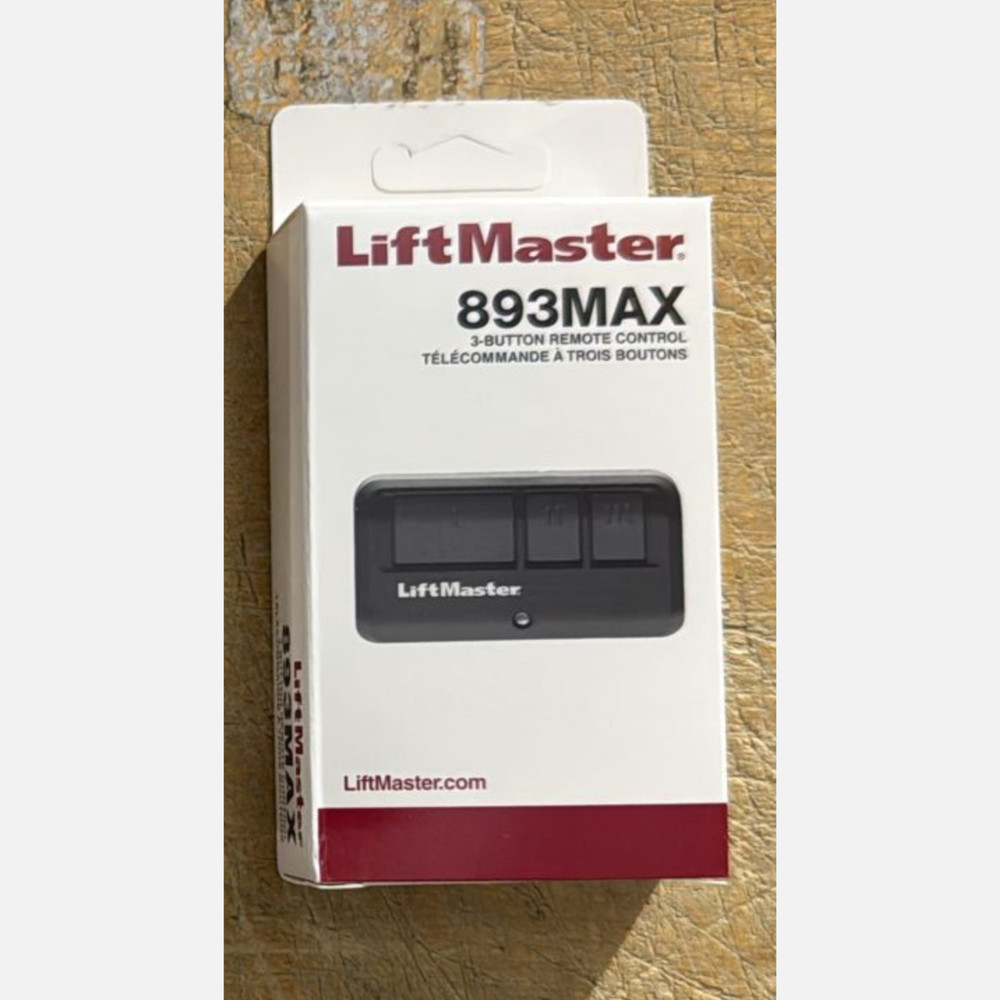 LiftMaster 893MAX 3-Button Garage Door Remote Control Security+ 2.0