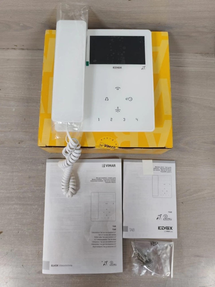 VIMAR ELVOX VIDEOCITOFONIA 7549 VIDEO INTERCOM TAB 4.3