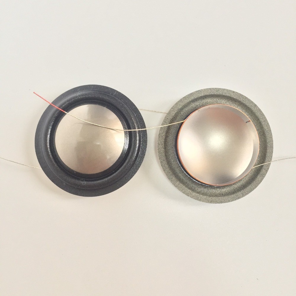 2pc 1" Titanium Dome Tweeter Diaphragm 4Ω for Speaker Repair