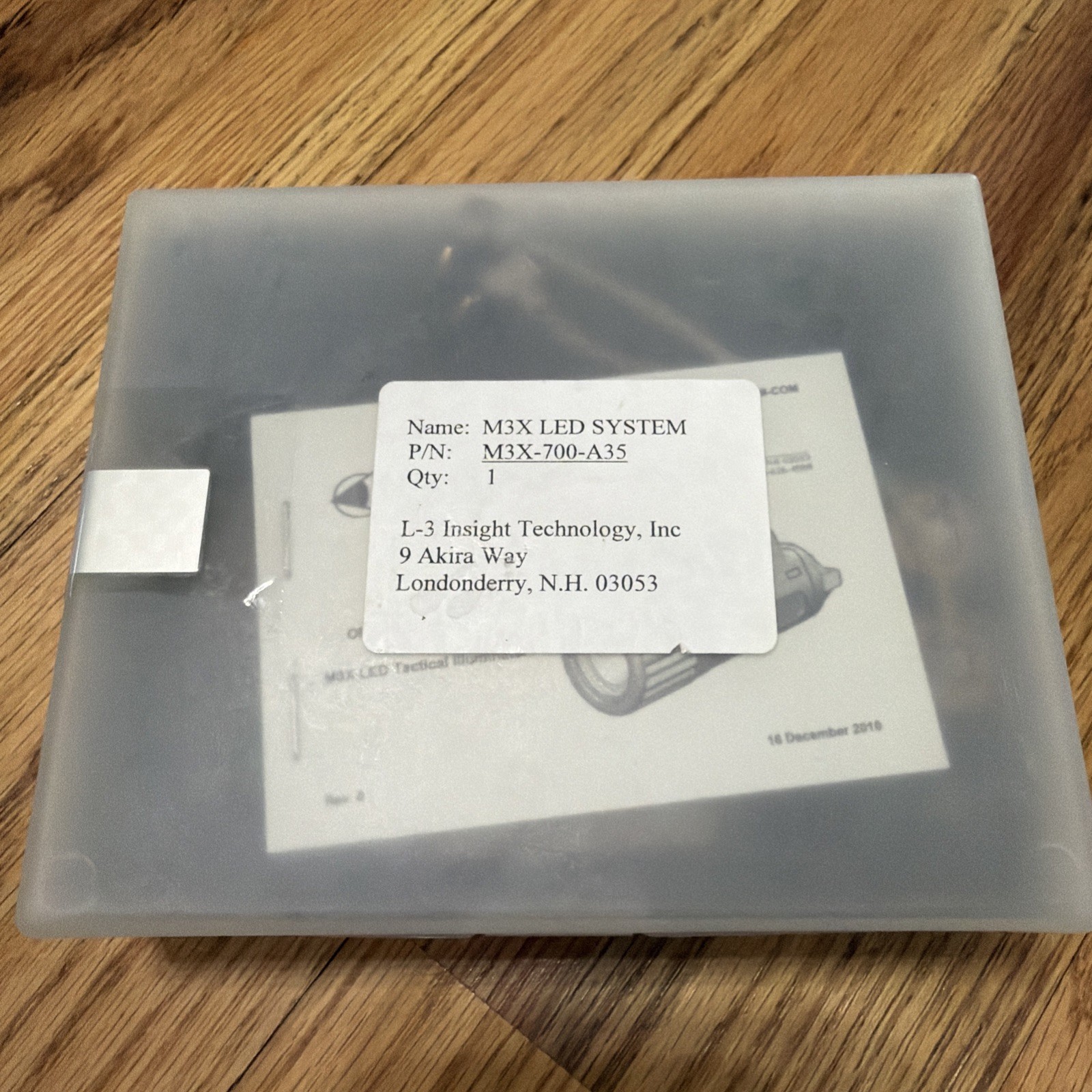 Insight Technology M3X LED Tactical Weapon Light Illuminator Tan/FDE SU-233 GWOT