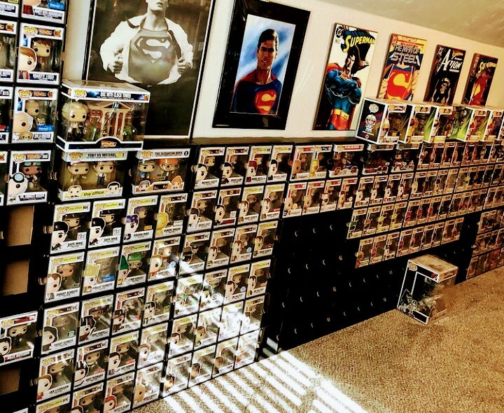 Funko Pop display case by Mk Kubbies TWO PACK... holds 24 Pops!