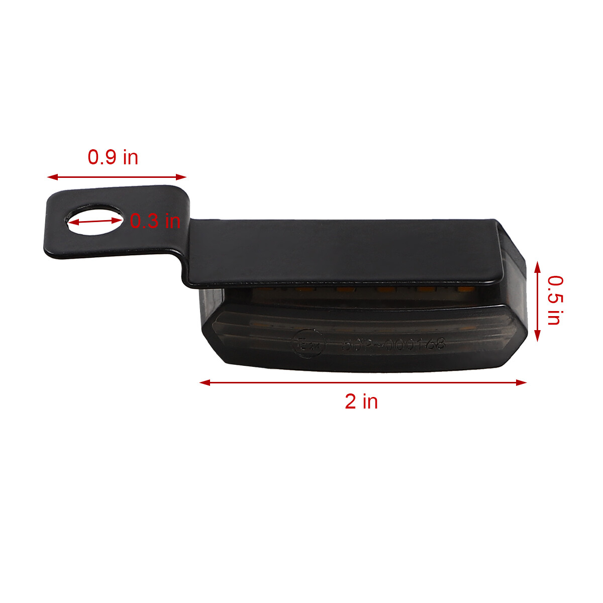 2Pcs Mini Motorcycle LED Turn Signal Blinker Handlebar Light For Harley Davidson