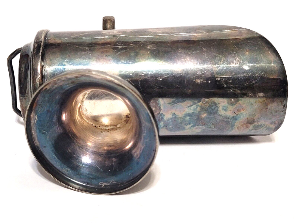 Vintage Silver Plated Sugar Scuttle, Plain & Simple Design