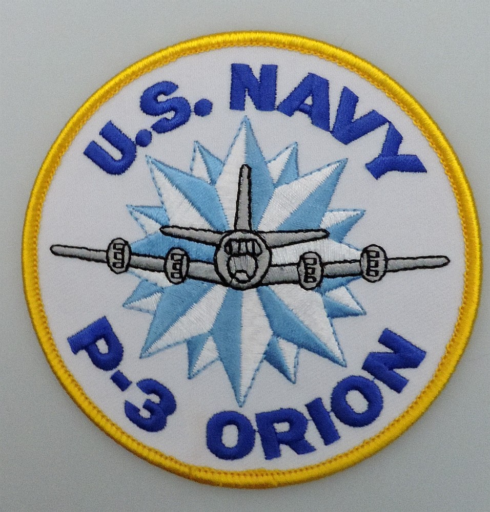 U.S. Navy P-3 ORION  4 " Patch