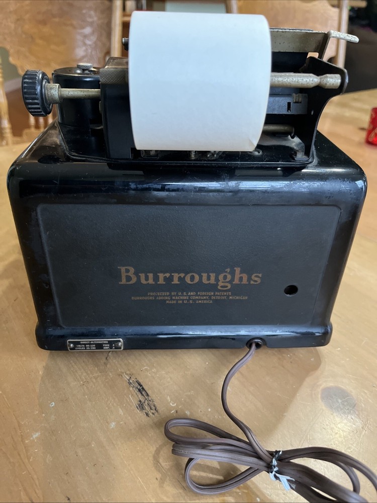 Vintage Burroughs Electric Adding Machine