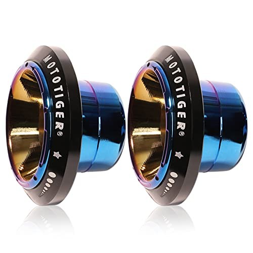 Motorcycle Frame Slider: Scooter Frame Sliders for Front Fork CNC Blue-Black