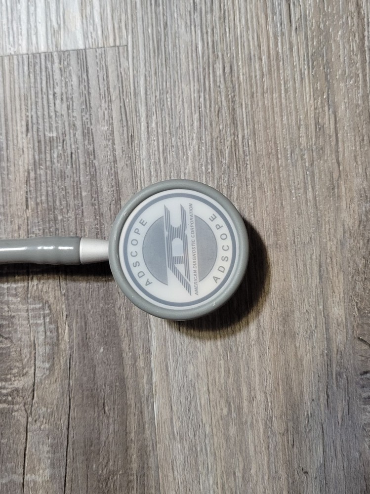 AD Scope ADS Lightweight Stethescope, Grey, Used,