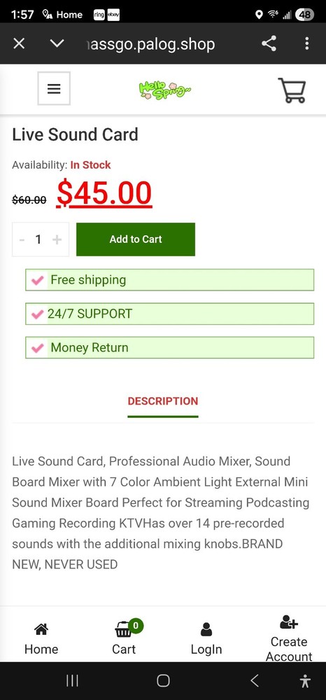 Live Sound Card