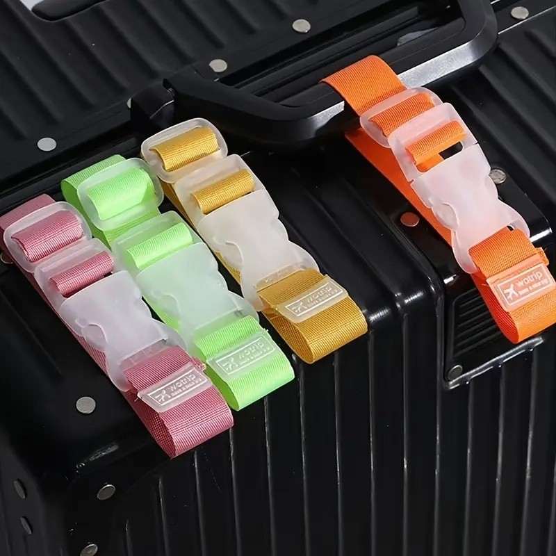 3pcs Random Multifunctional Nylon Luggage Straps And Backpack Straps