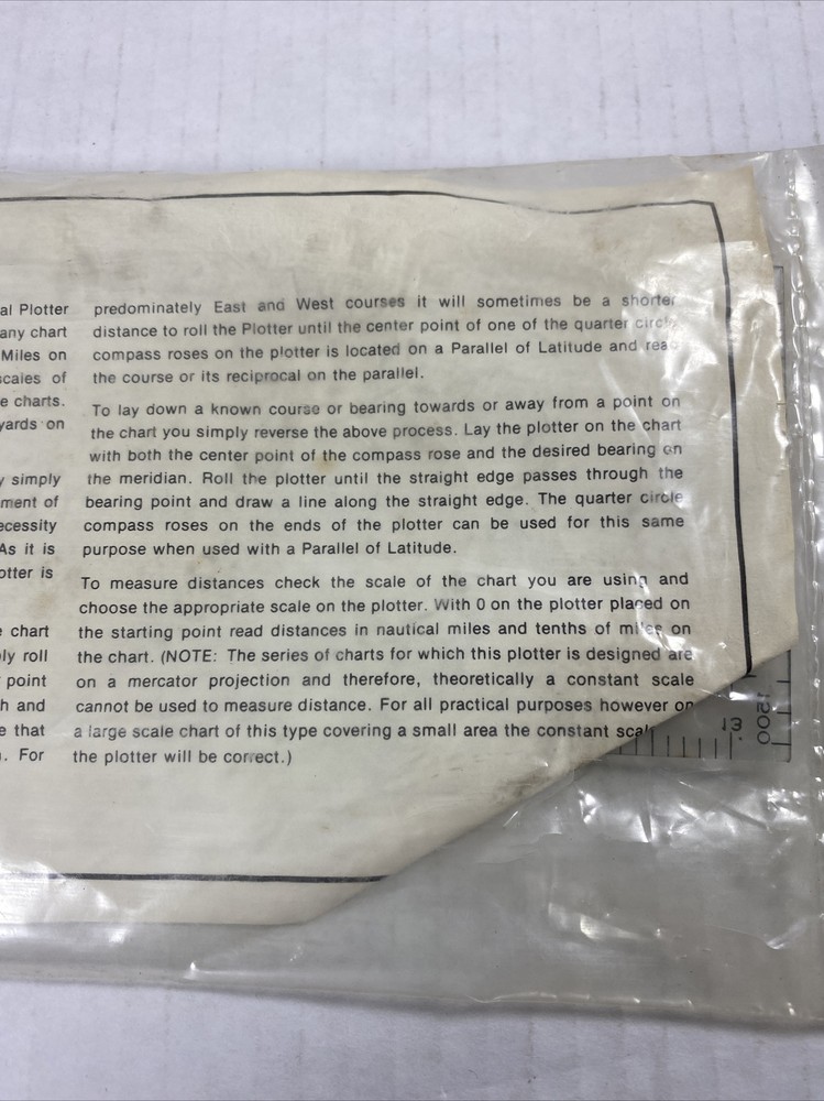 Weems & Plath Compact Parallel Plotter Item #120