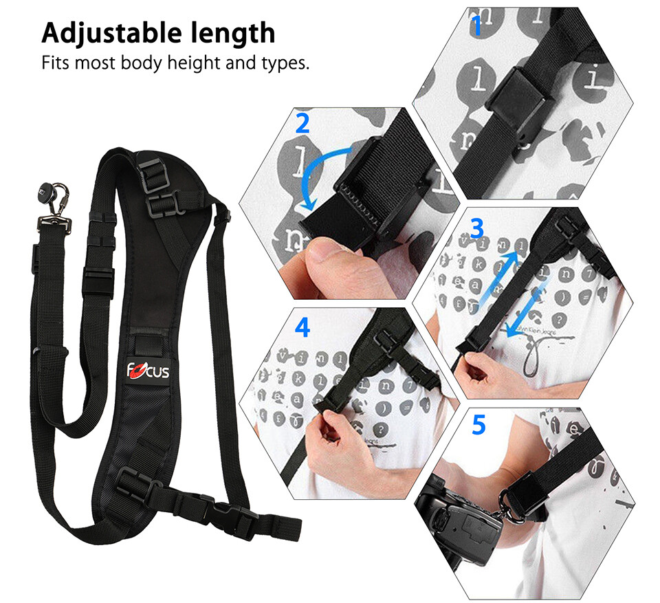 Quick Sling Ergo Neck Strap Safety Tether Olympus E-5 E-10 E-20 E-30 E-520 E-620