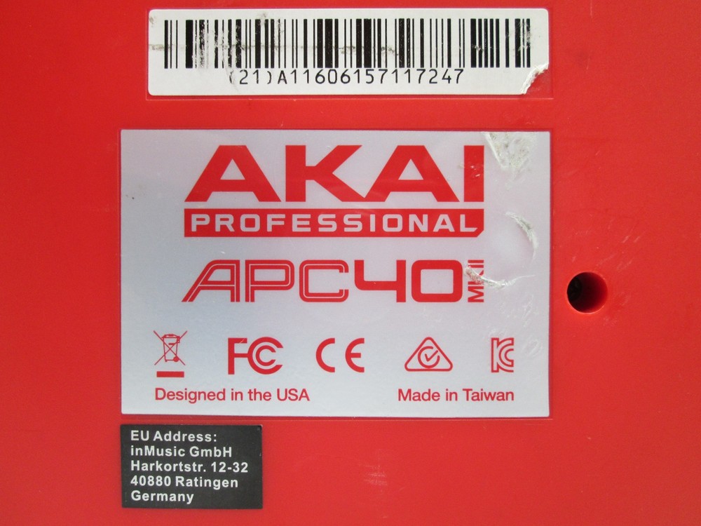 AKAI APC40 MKII Mk2 USB MIDI Controller Professional Live Performance Working