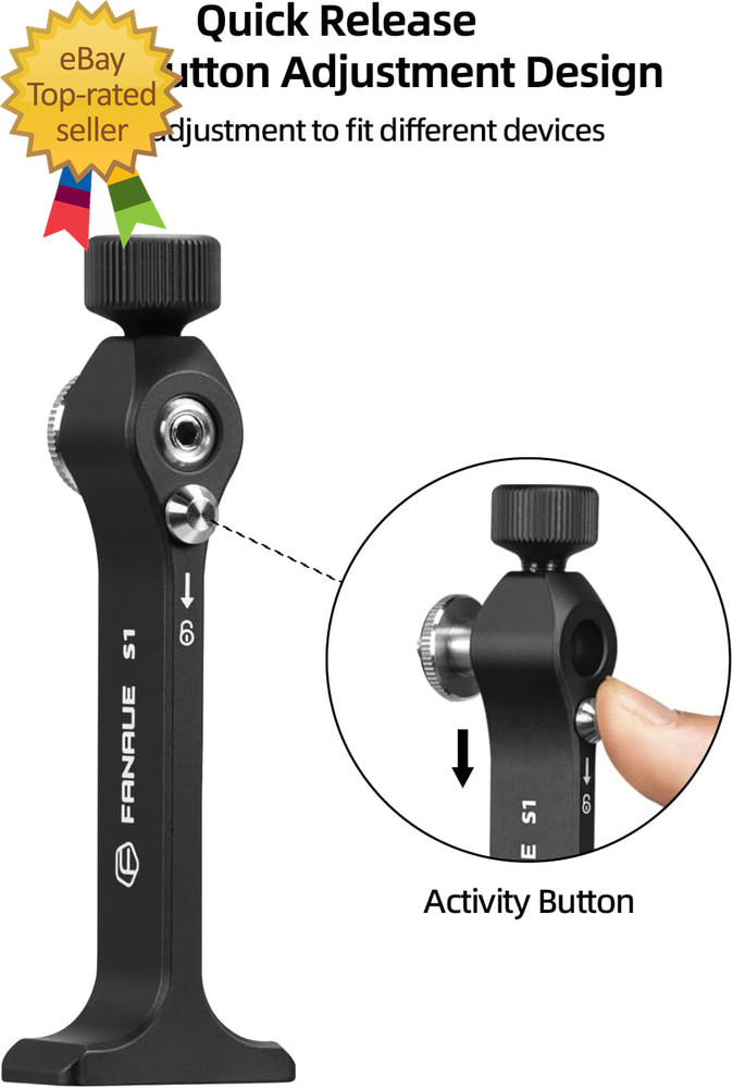 Binocular Tripod Adapter Binocular Mount 1/4 Inch Threading Mount Aluminium