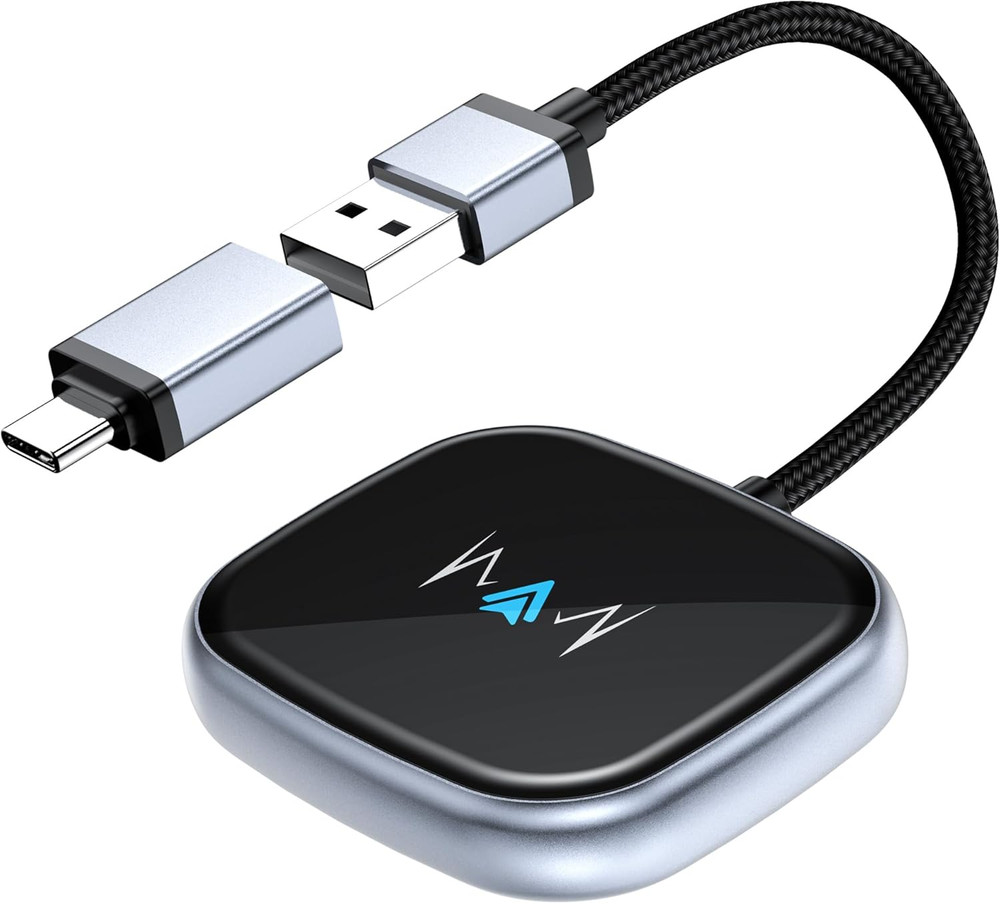 Wireless Auto Adapter, Wireless Carplay Adapter, Latest NFC Touchscreen Connecti