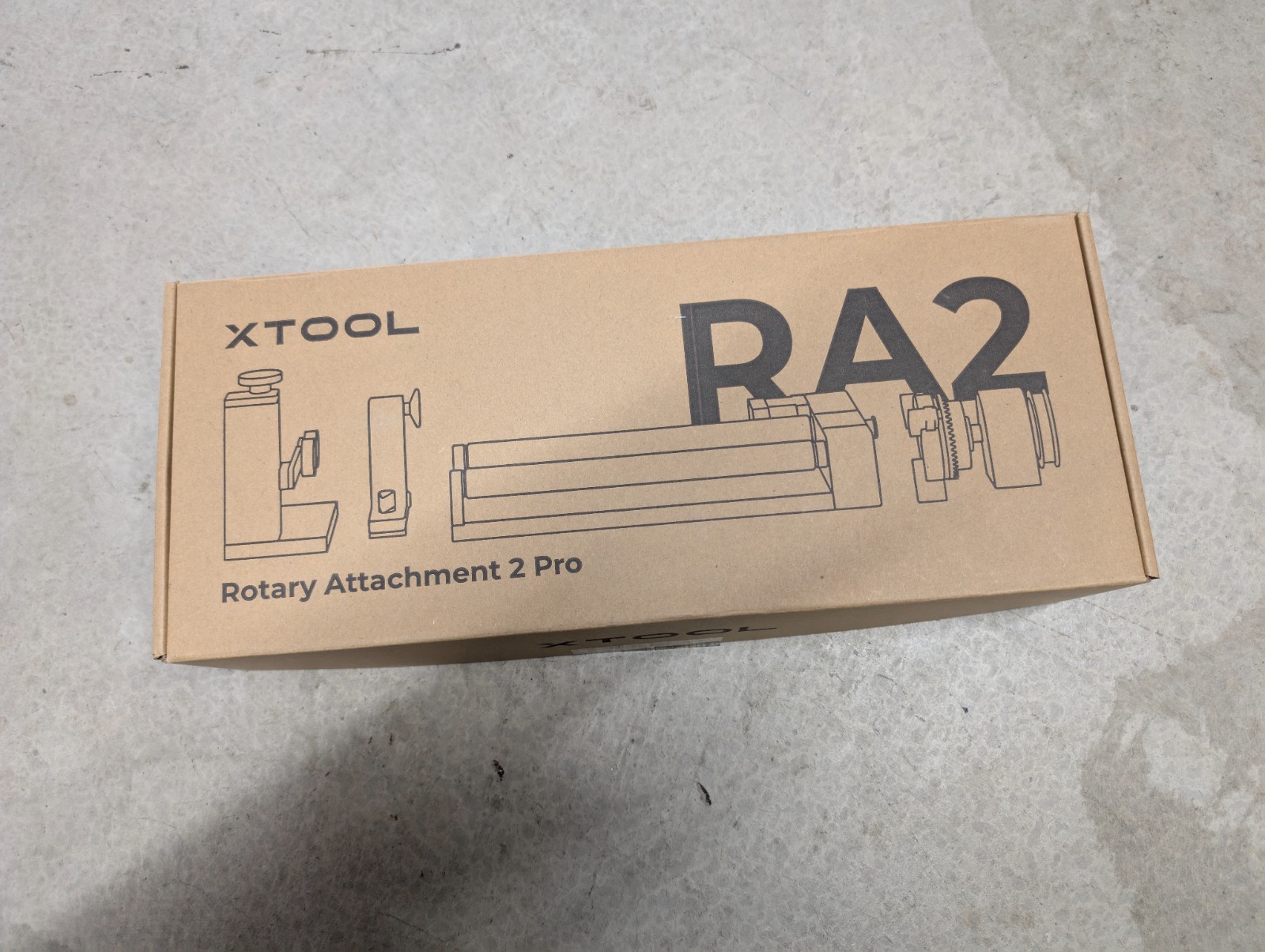 XTOOL RA2 Rotary Attachment 2 Pro (Compatible with D1 Pro Laser)