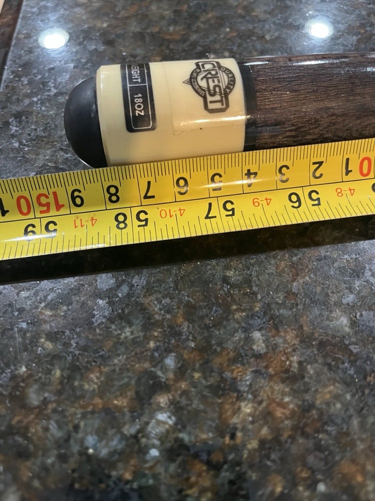 Crest Pool Cue Stick 2 Piece 18oz