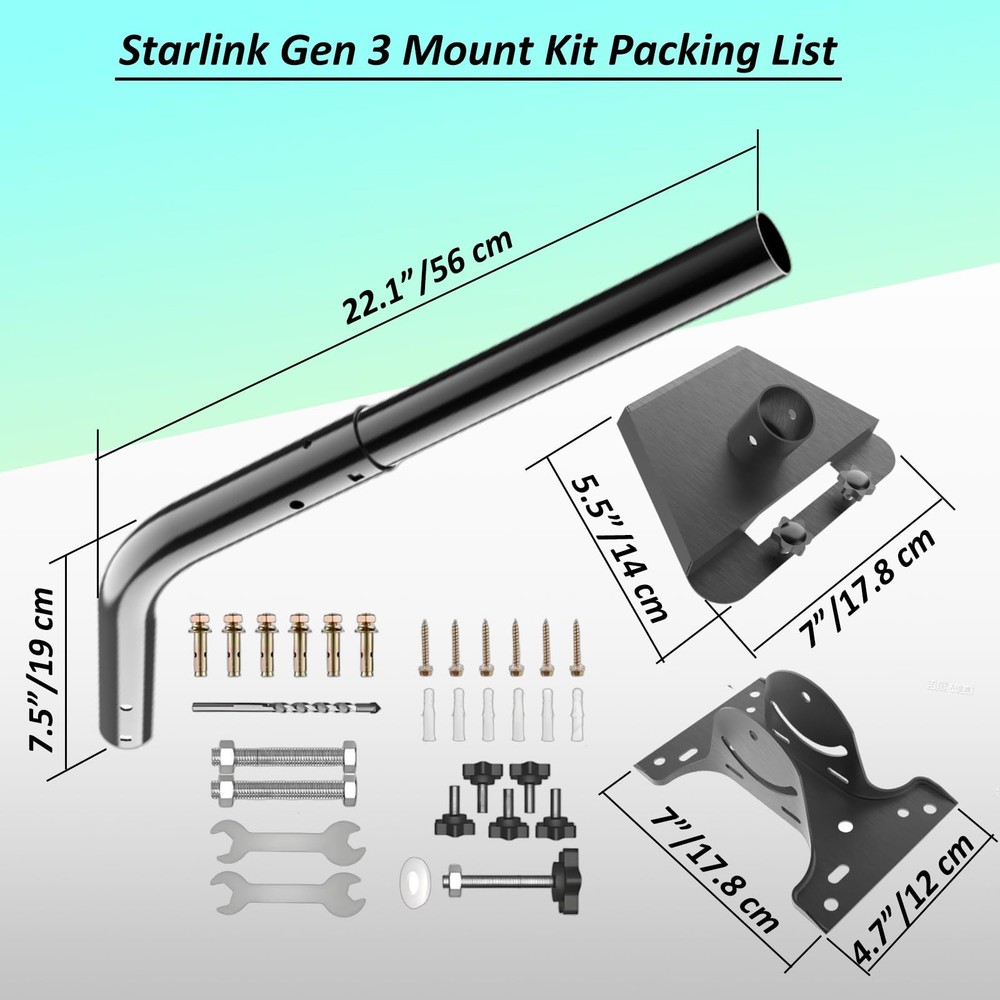 Starlink Gen3 mounts