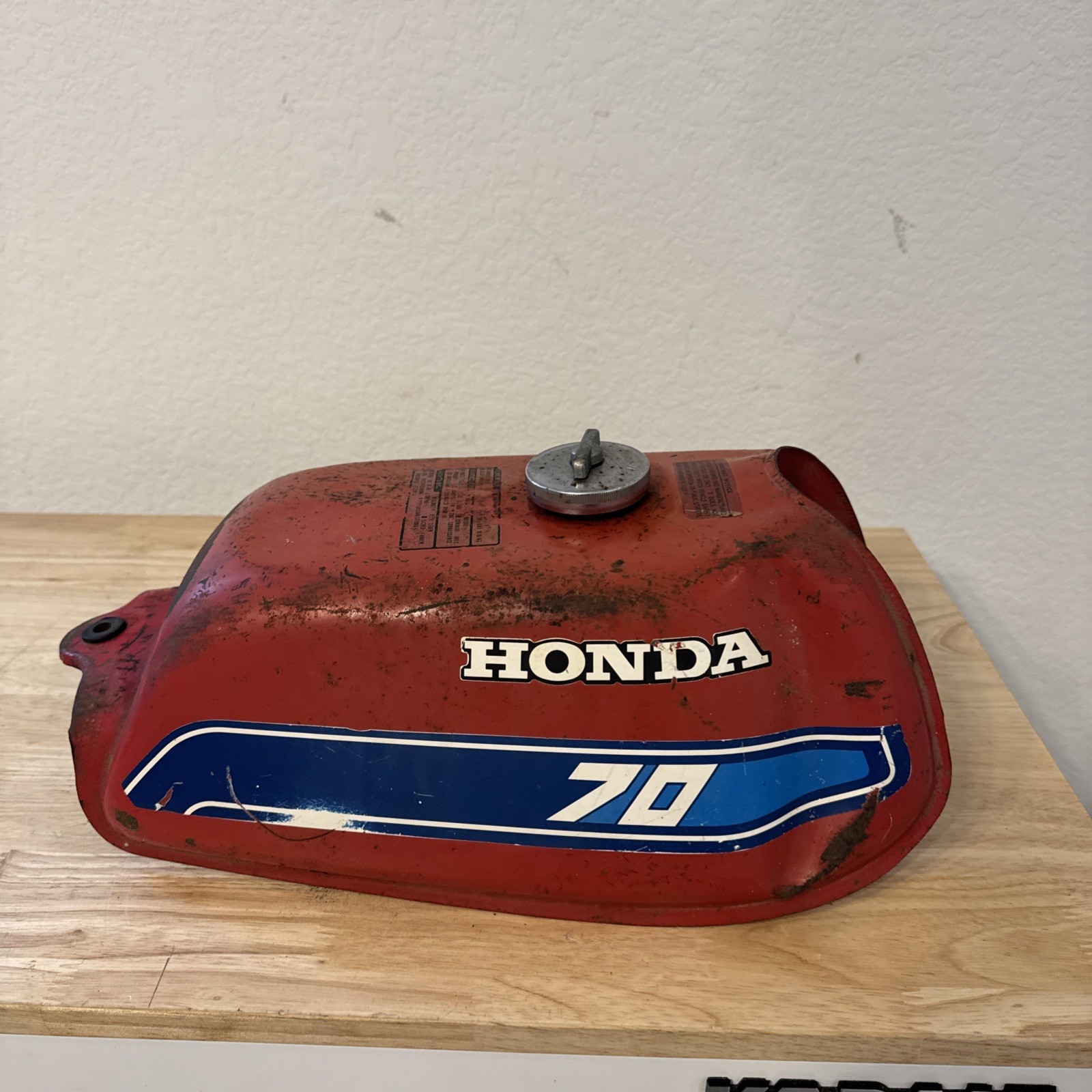 Honda ATC70 Gas Fuel Tank OEM ATC 70 Cap Included Needs Repair