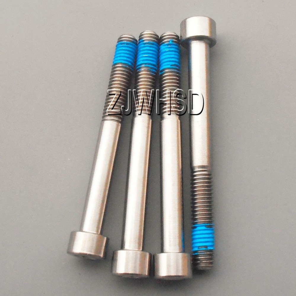 4pcs M6 x 60 mm Ti taniumScrew Bolt Allen Hex Socket Cap Head + Thread Locker