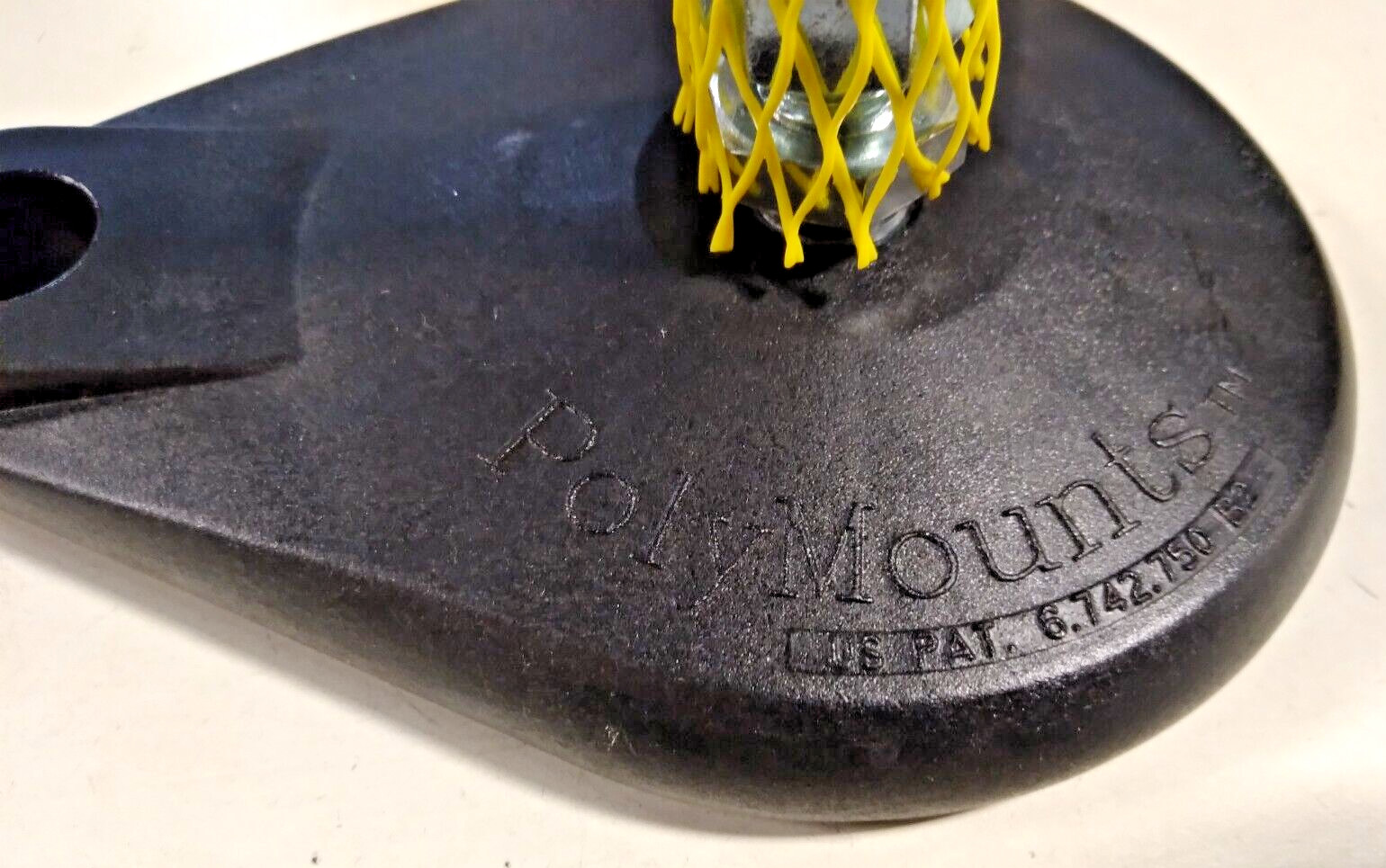 S & W PolyMounts TNYLB44 Level Mount, Swivel Stud, Nylon Base (Set of 4)