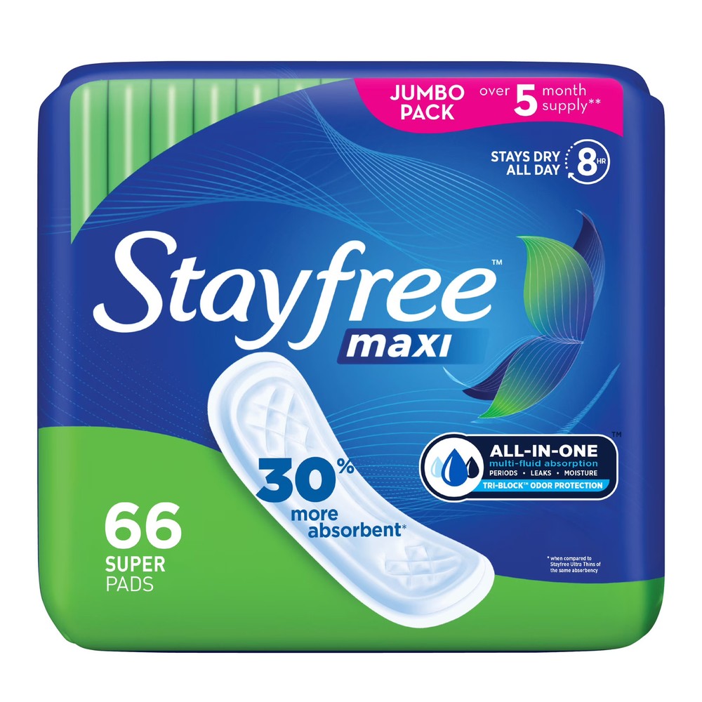 Unscented Super Absorbency Maxi Pads