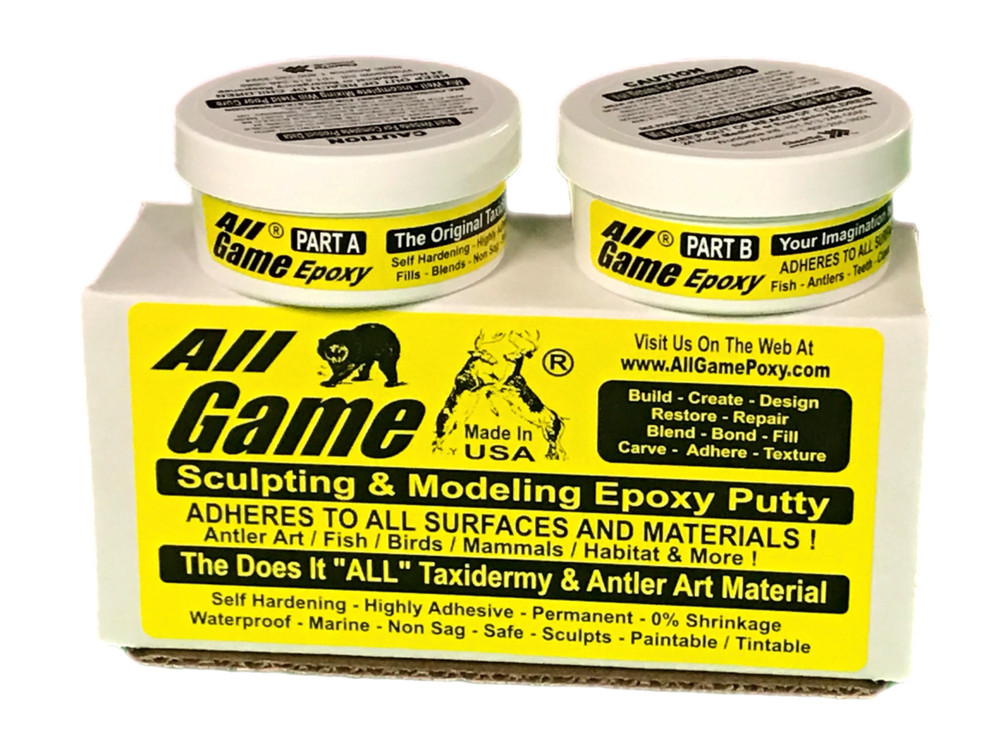 ALL GAME Wonder Epoxy Putty - CREATE RESTORE POINTS TINES DEER FISH  8oz Unit