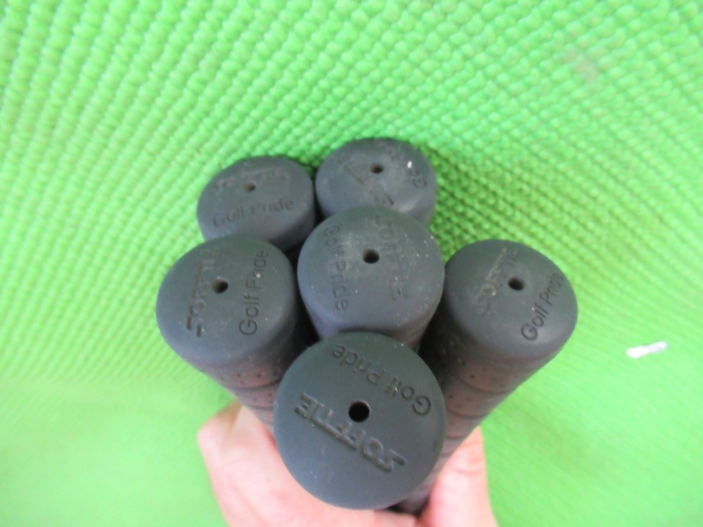 Rare lot set 6 used Golf Pride Softie grip pulls pull offs