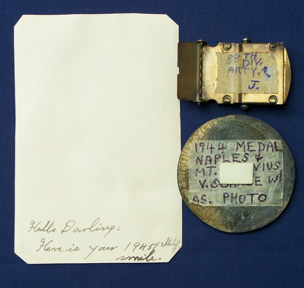 WWII 88th Infantry Div. Grouping From Italy