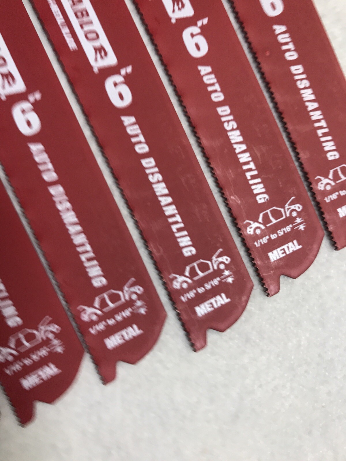 50 Reciprocating Saw Blades Diablo 6" 14/18 TPI Auto Dismantling 5 Ten Packs