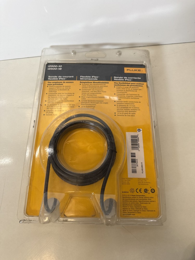 Fluke iFlex i2500-18 Flexible Current Probe Max Current: 2500A