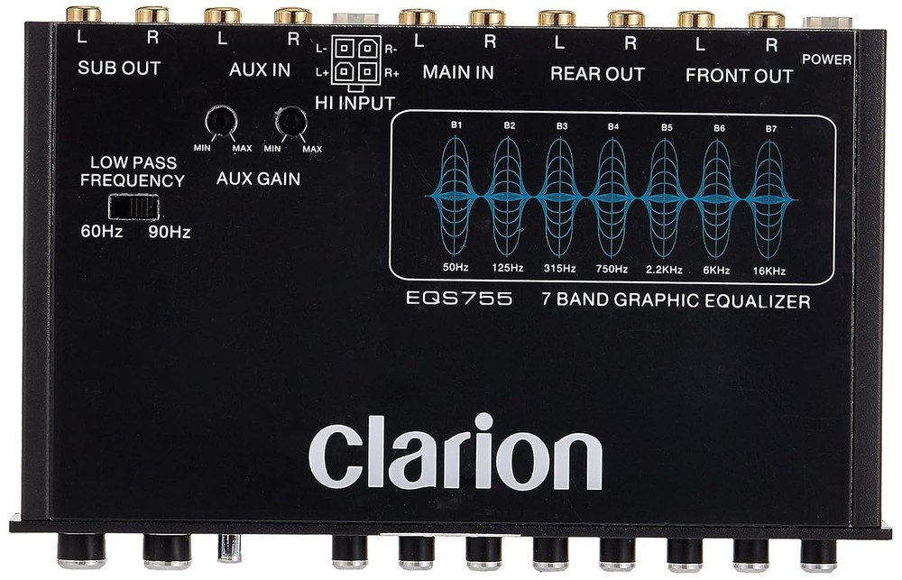 7-Band Car Audio Graphic Equalizer