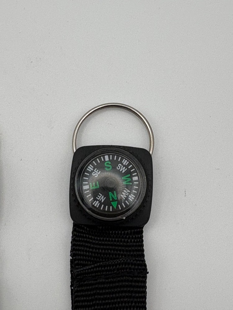 Cabariner Back Pack Clip Keychain with Compass 3 pack