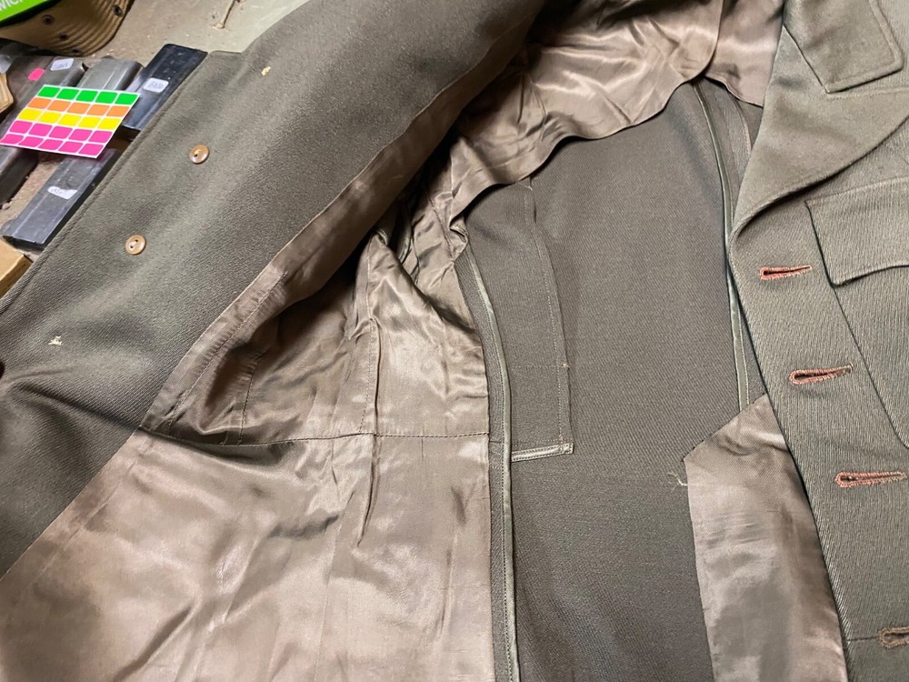 ORIGINAL WWII US ARMY OFFICER CLASS A DRESS JACKET- SMALL 37R