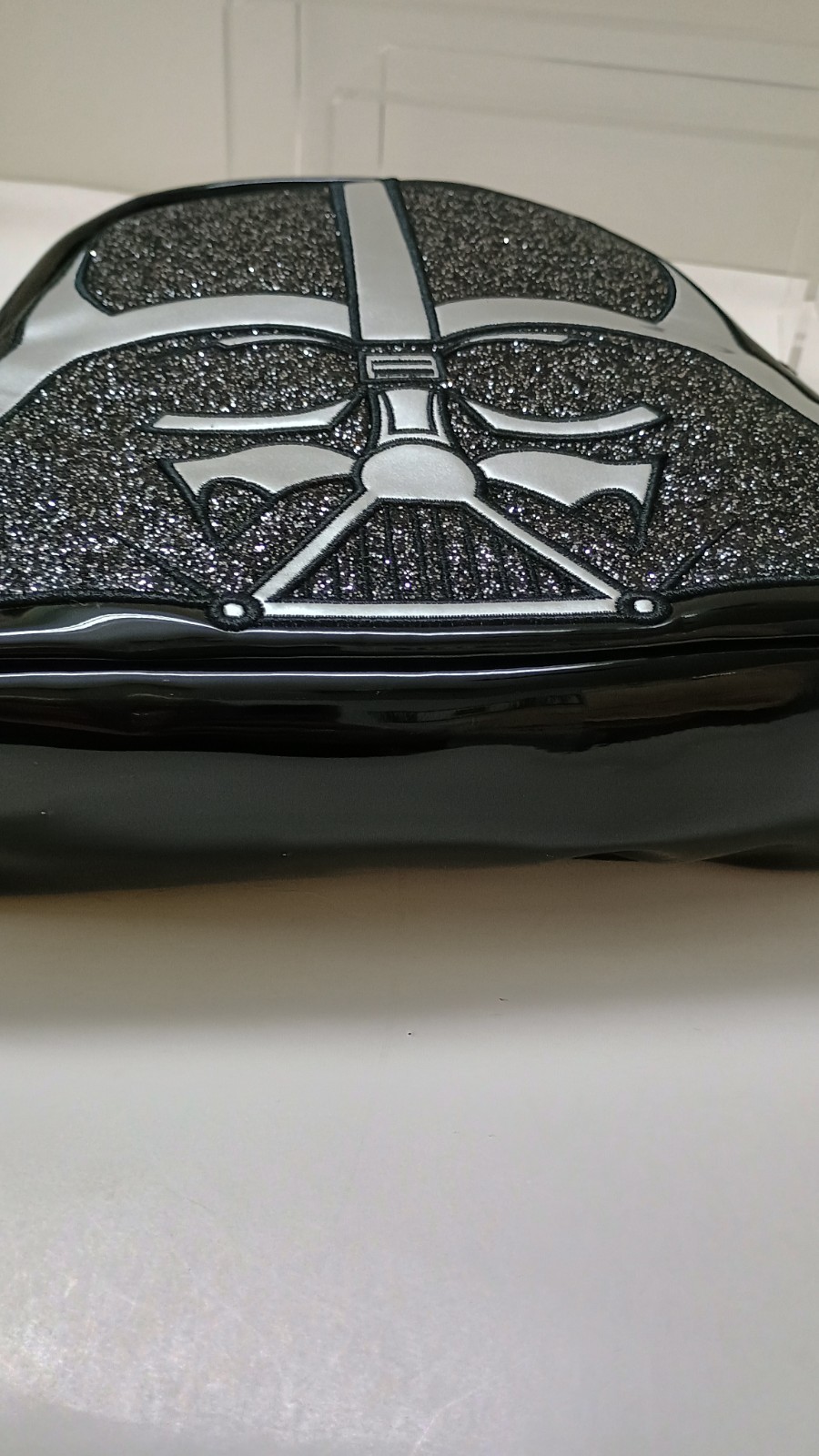 Disney Star Wars DARTH VADER HELMET Glittery Crossbody Bag / Tote / Purse