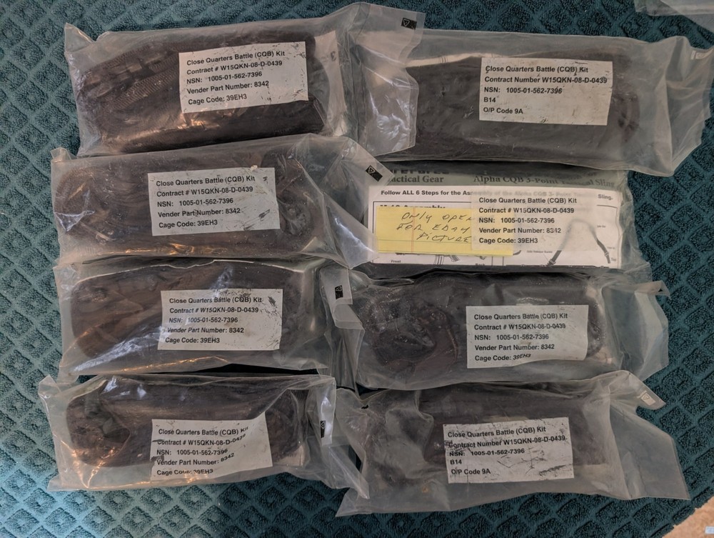 Fire Force Alpha CQB 3-Point Tactical (9) Sling Lot Never Used