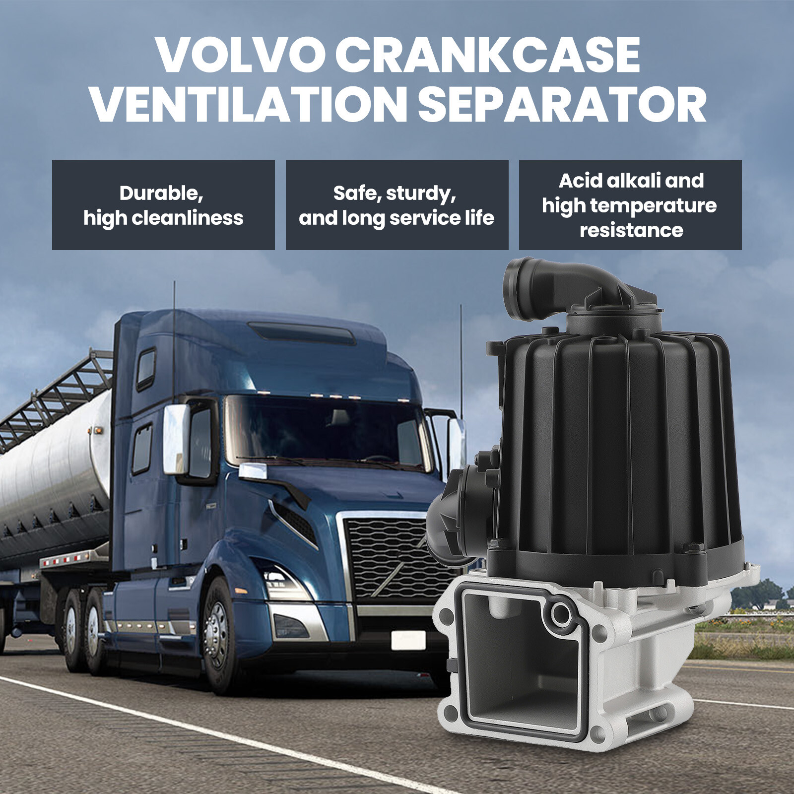 Crankcase Ventilation Separator 21373547/22877306 Gasket 20532891 For Volvo D13