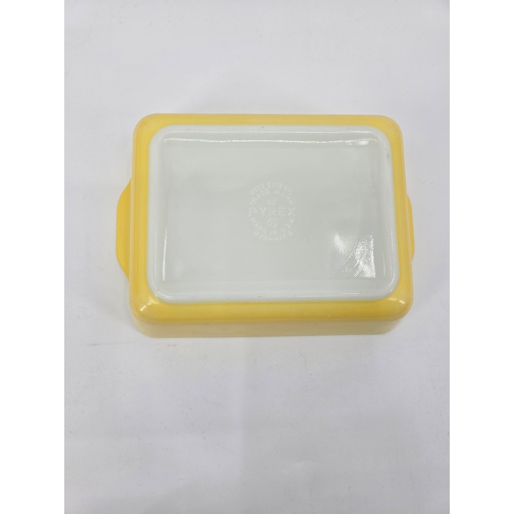 Vintage Primary Yellow Pyrex Dish