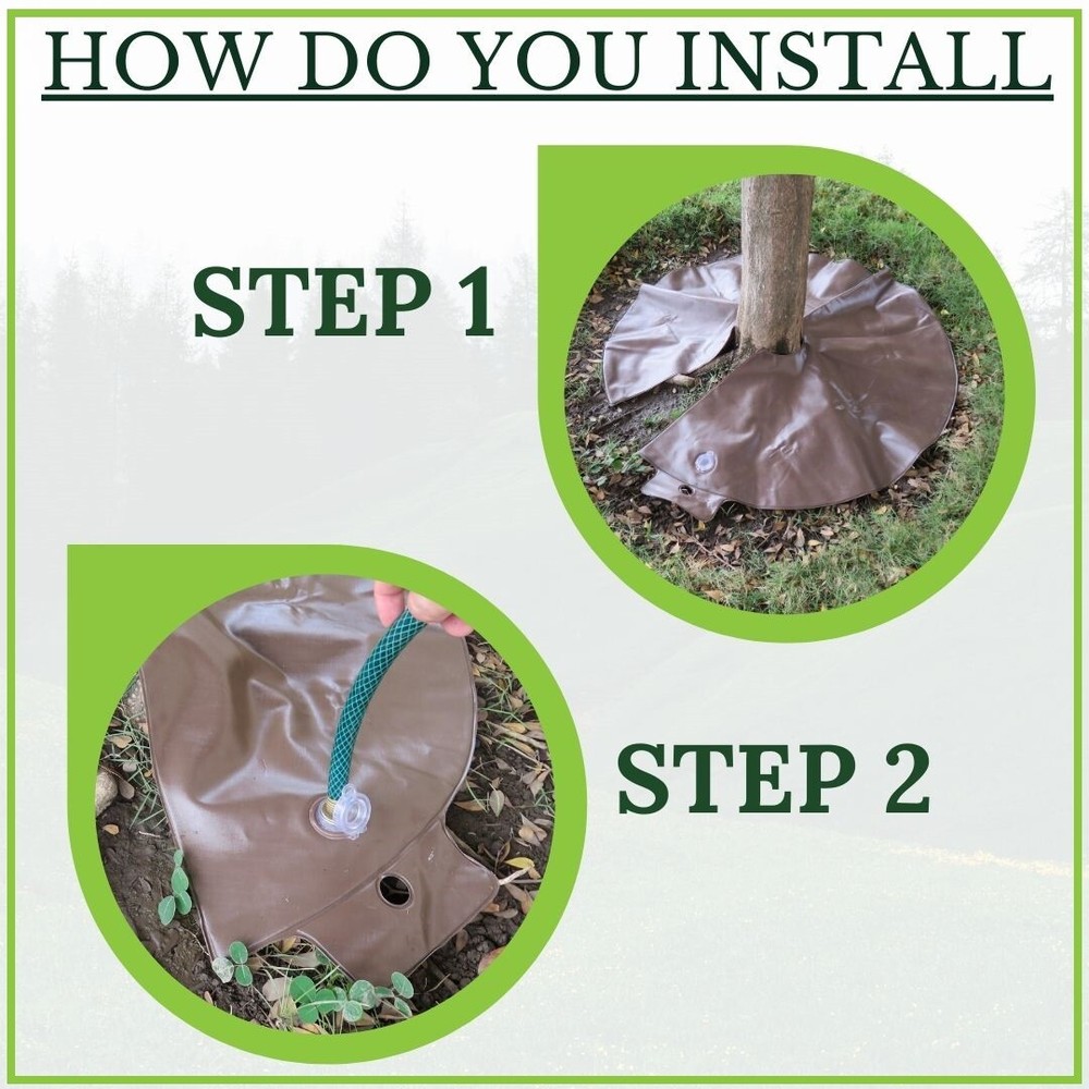 Tree Watering Bag 15 Gallons Irrigation for Shrub Slow Release