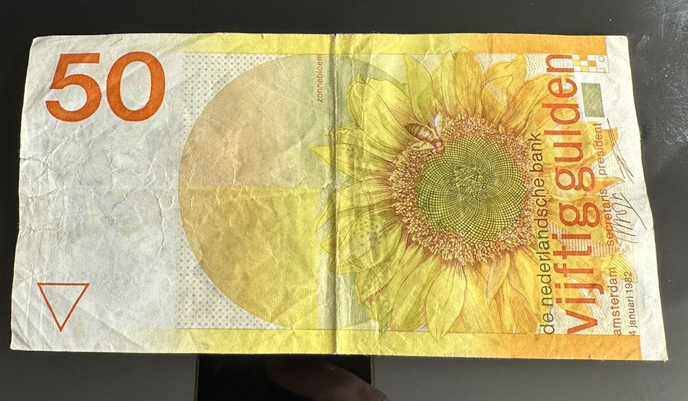 NETHERLANDS 50 GULDEN 1982
