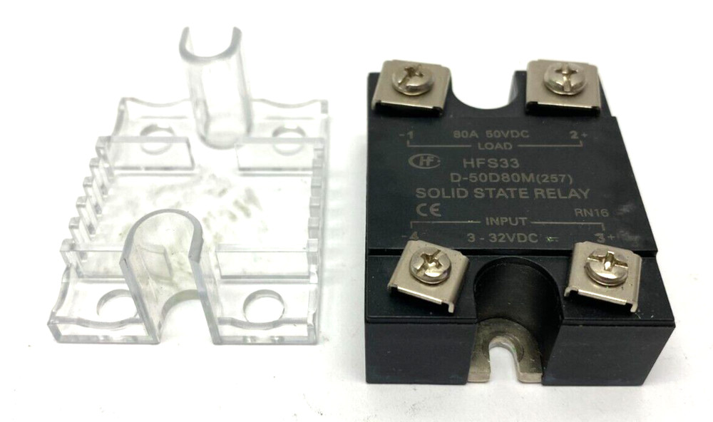 Hongfa HFS33 D-50D80M Solid State Relay 50VDC 3-32VDC 80A