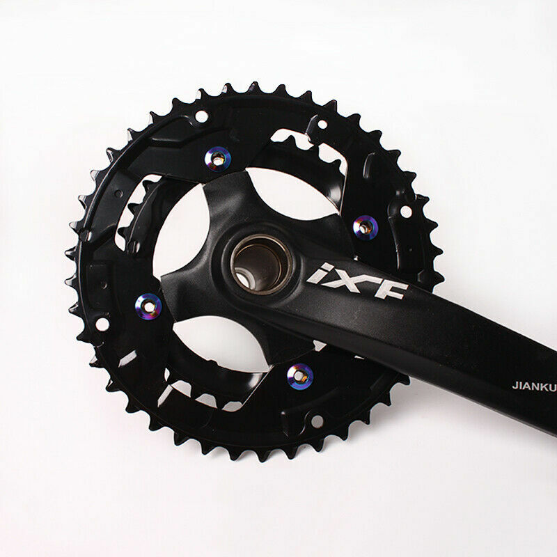 KRSEC MTB Chainring Bolts Road Bike Single/Double/Triple Speed Screws 4/5PCS US