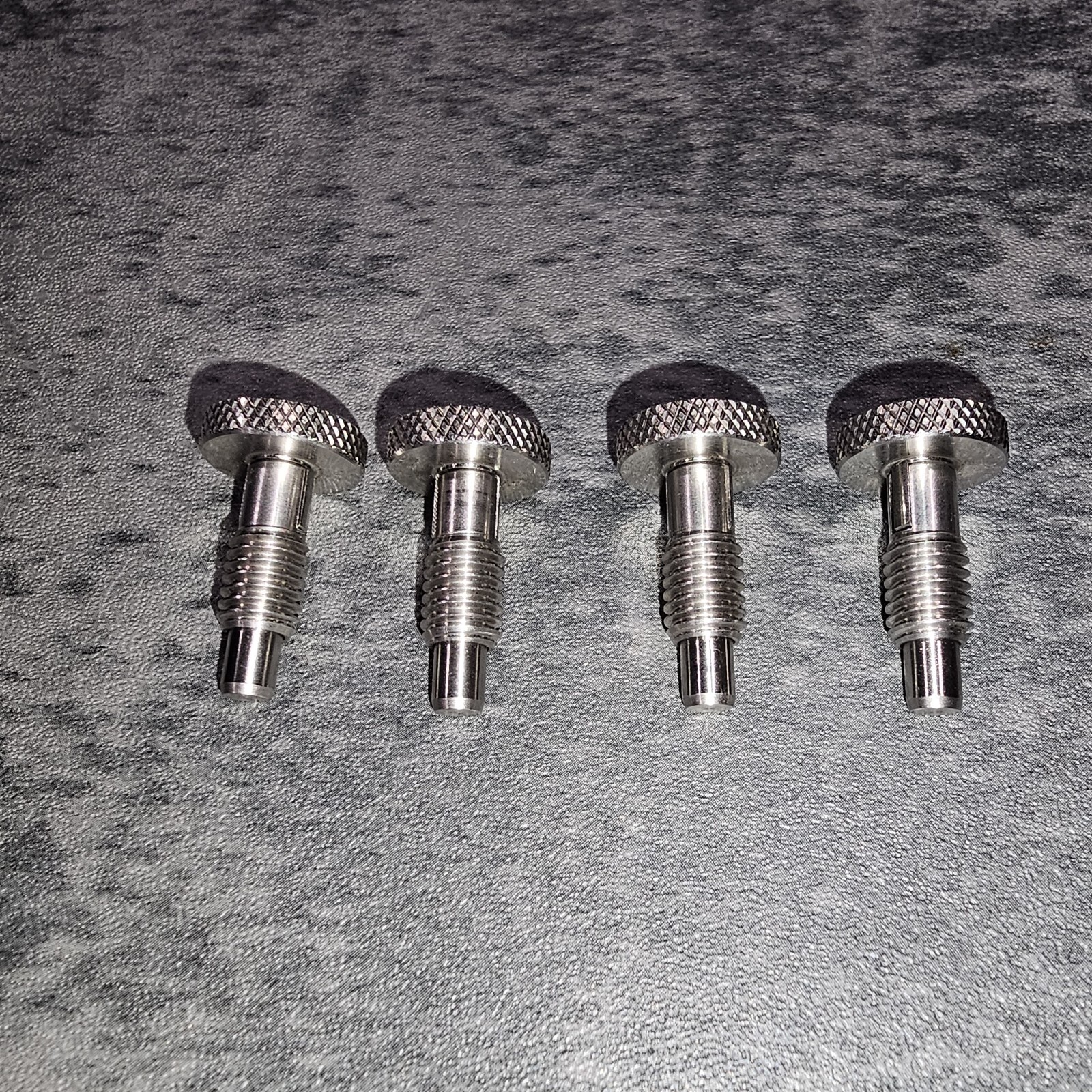 Locking SS Knurled Spring Pin Set (4) Upgrade For REP X PEPIN Dumbbells