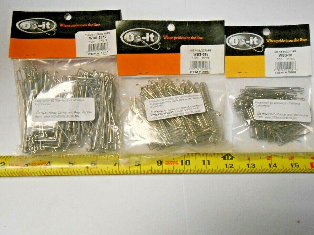 Do-It Buzz Bait Wire Forms Choice of sizes
