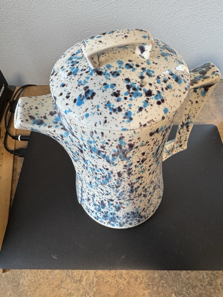 Vintage Speckled Pitcher Mid Mod?