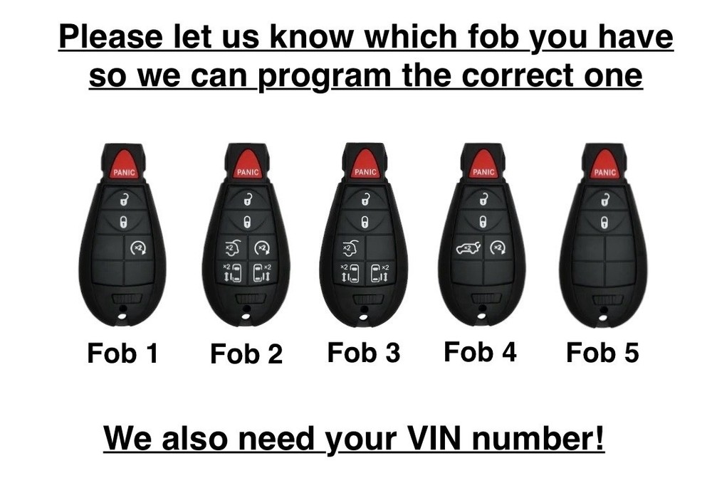 Dodge Chrysler Wireless Ignition Switch Module + Key 68105736 VIN PROGRAMMED