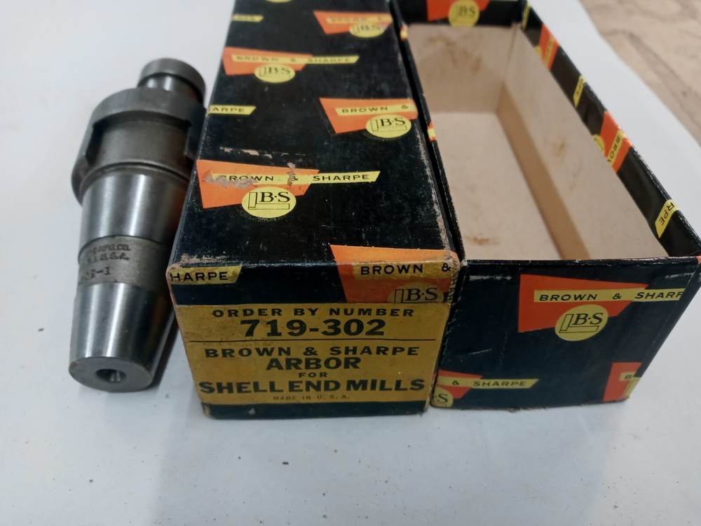 Brown & Sharpe Shell End Mill Arbor 719-302
