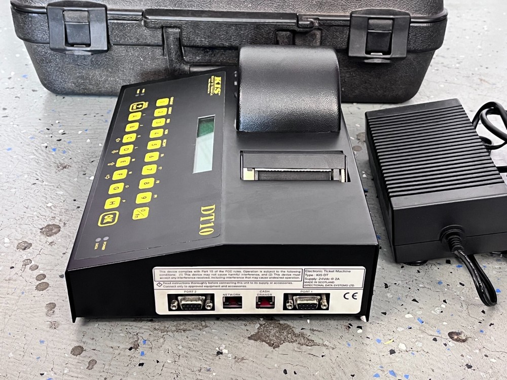 NON-WORKING KIS DT10 Keep it Simple Standalone Thermal Ticket Printer - NO KEY
