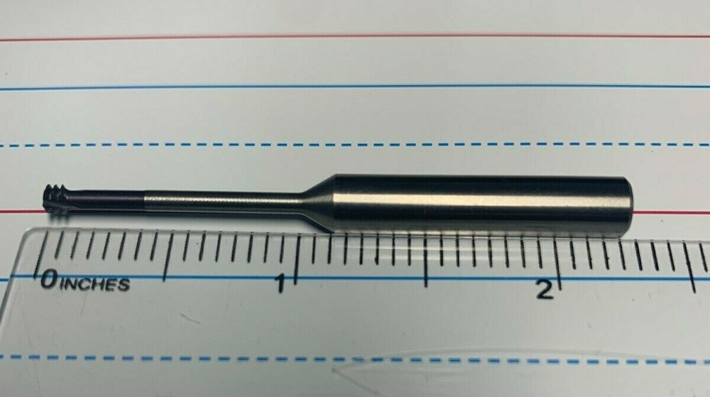 #8-32 UNC Extra long 26mm depth Thread Mills Solid Carbide Internal 3 Flute