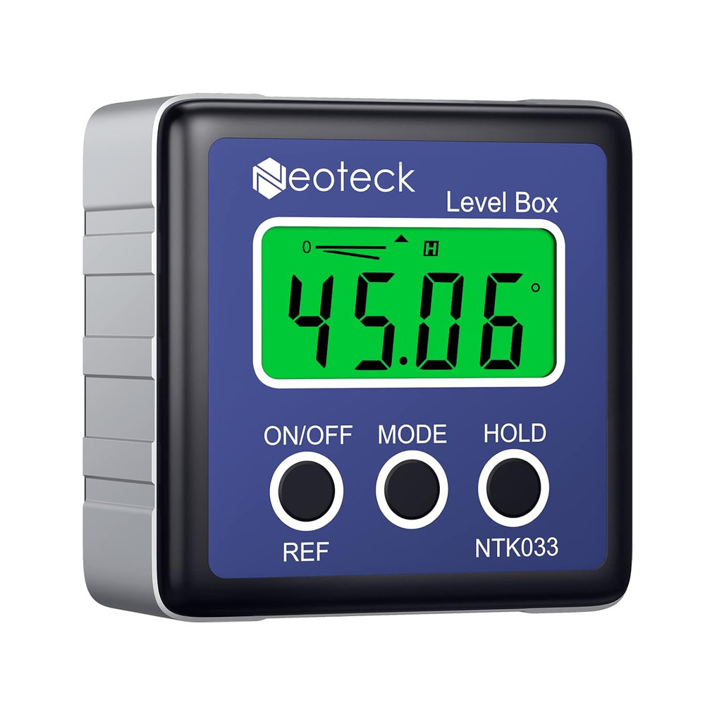 Digital Angle Finder LCD Digital Angle Gauge Waterproof Protractor Inclinometer